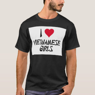 I Liebe-Vietnamese-Mädchen T-Shirt