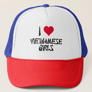 I Liebe-Vietnamese-Mädchen Truckerkappe