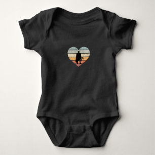 I Liebe Viking Warrior mit Ax Baby Strampler