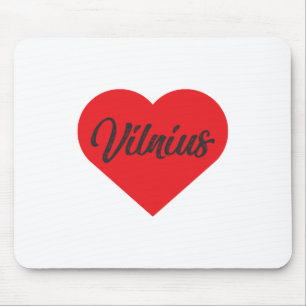 I Liebe Vilnius - Litauen Mousepad