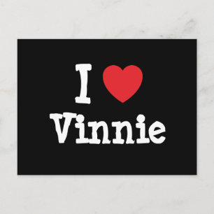 I Liebe Vinnie Herzlicher T - Shirt Postkarte