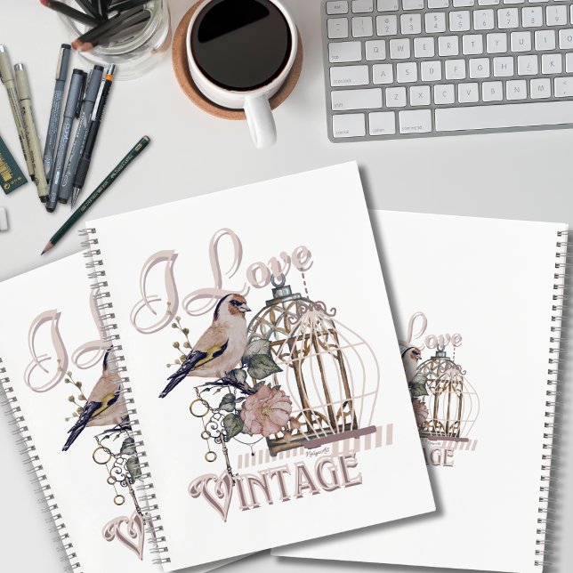 I LIEBE VINTAG NOTIZBUCH (Von Creator hochgeladen)