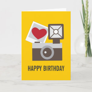 I Liebe Vintage Kamera Karte