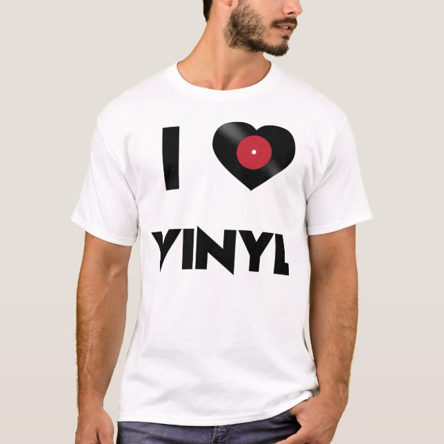 I Liebe-Vinyl T-Shirt (Vorderseite)