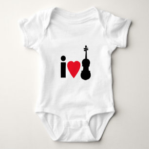 I Liebe-Violinen Baby Strampler