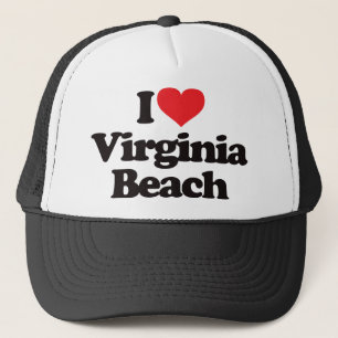 I Liebe Virginia Beach Truckerkappe