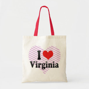 I Liebe Virginia Tragetasche