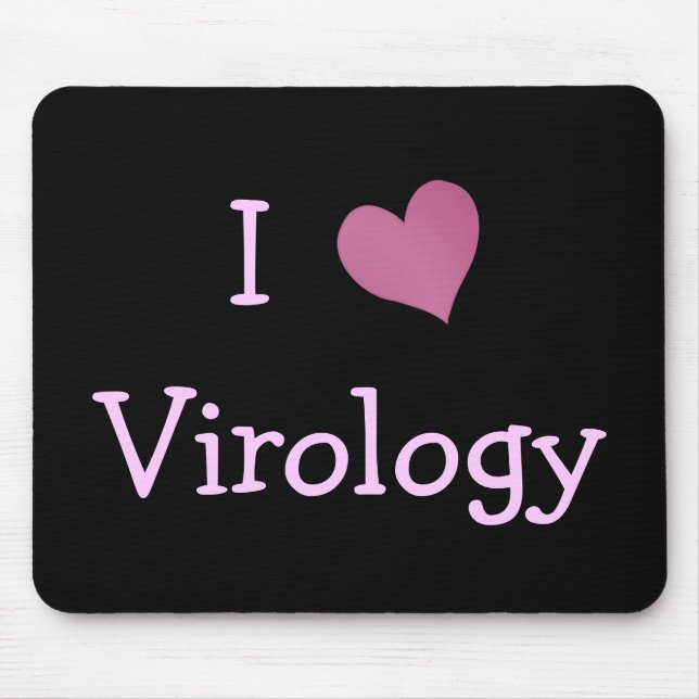 I Liebe Virologie Mousepad (Vorne)