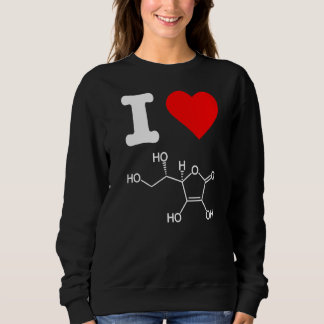 I Liebe Vitamin C Hautinfektionen Akne Chemist Sweatshirt