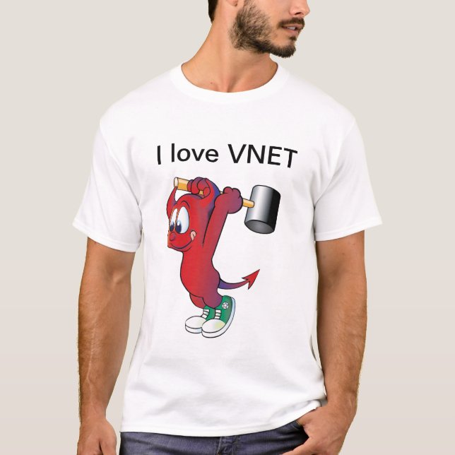 I Liebe VNET T-Shirt (Vorderseite)