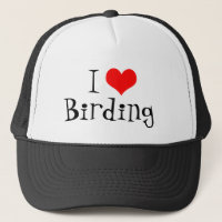 I Liebe-Vogelbeobachtung-Fernlastfahrer-Hut