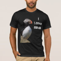 I Liebe-Vögelpuffin-Shirt