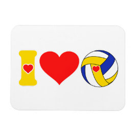 I Liebe Volleyball Magnet
