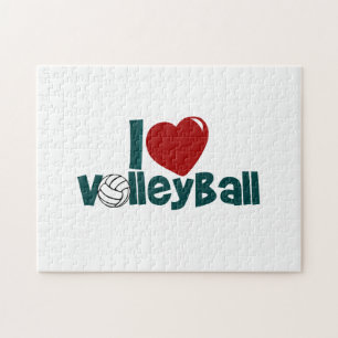 I Liebe Volleyball Puzzle