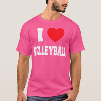 I Liebe Volleyball T-Shirt