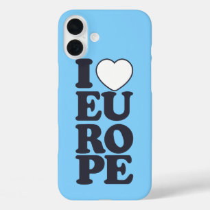 I LIEBE von EUROPE-Sonderfällen iPhone 16 Plus Hülle