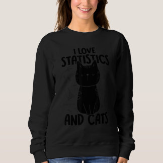 I Liebe von Mathematik- und Katalogstatistiken Sweatshirt