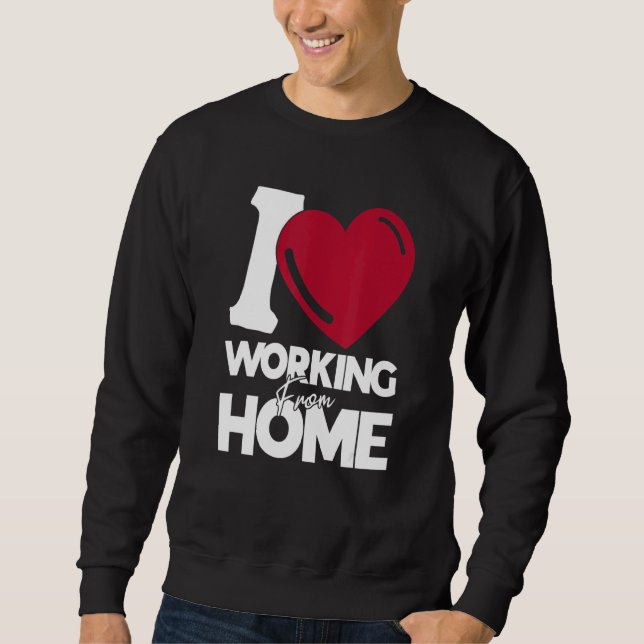 I Liebe von Zuhause Sweatshirt (Vorderseite)