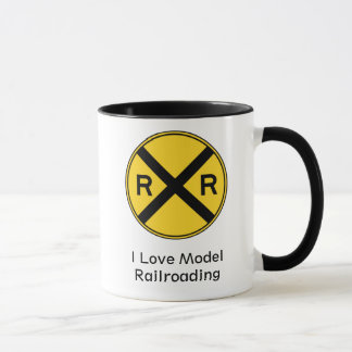 I Liebe-vorbildliche Railroading Tasse