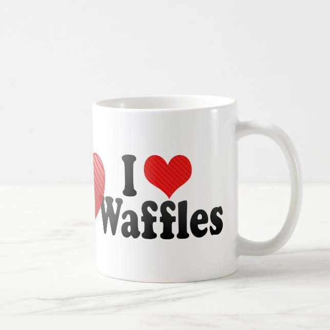 I Liebe-Waffeln Tasse (Rechts)