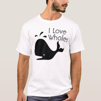 I Liebe-Wal-T-Shirt T-Shirt