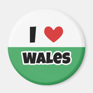 I Liebe Wales Magnet
