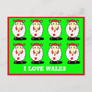 I Liebe Wales Postkarte