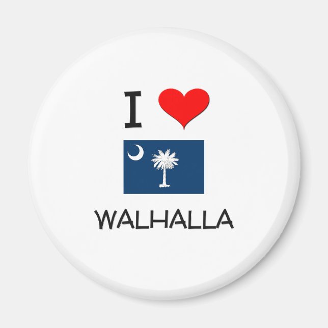 I Liebe Walhalla South Carolina Magnet (Vorne)