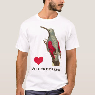 I Liebe Wallcreepers für Vogelbeobachter oder T-Shirt