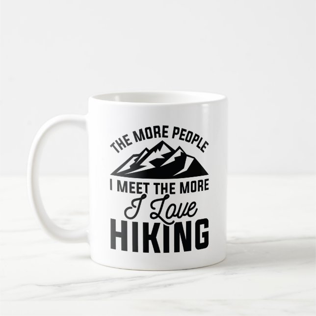 I Liebe Wandern Kaffeetasse (Links)