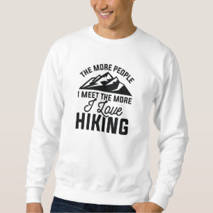 I Liebe Wandern Sweatshirt