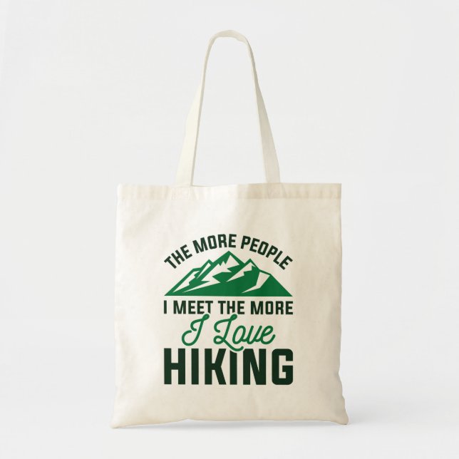 I Liebe Wandern Tragetasche (Vorne)