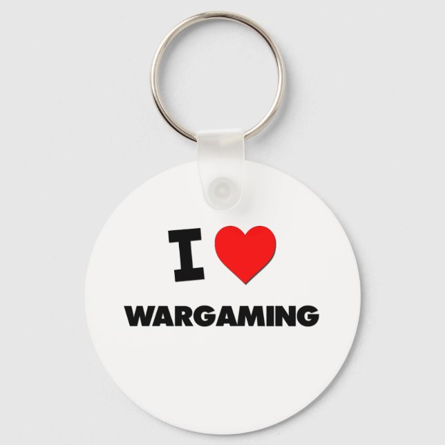 I Liebe Wargaming Schlüsselanhänger (Vorderseite)