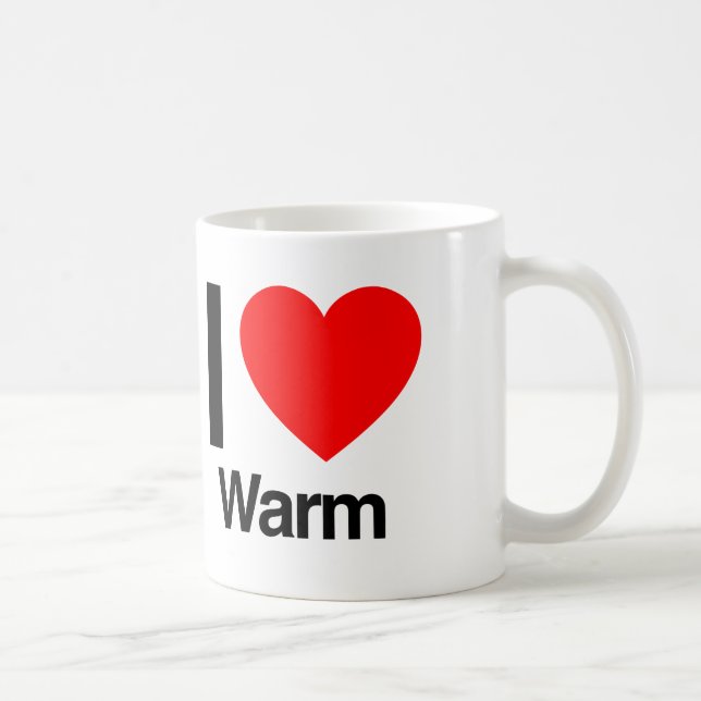 i Liebe warm Tasse (Rechts)