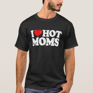 I Liebe Warme Mamas Rotes Herz Liebe Mamas 3 T-Shirt