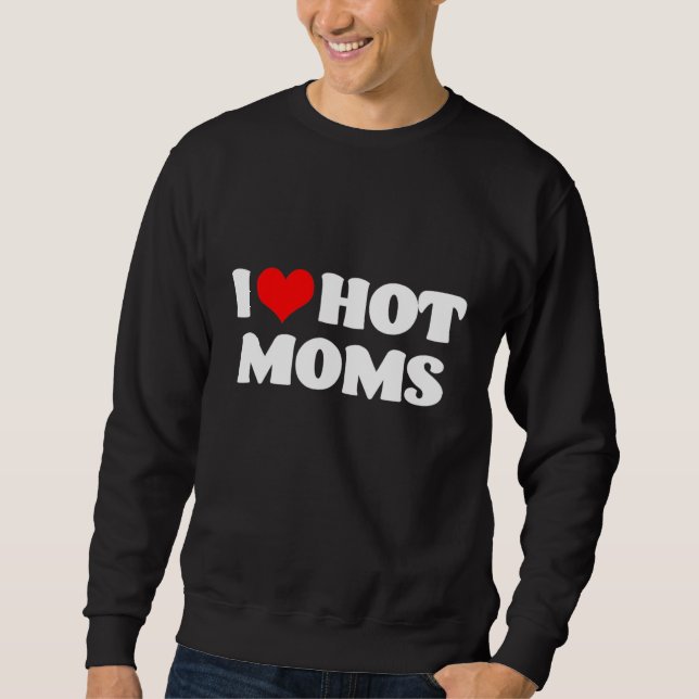 I Liebe Warme Mamas Sweatshirt (Vorderseite)