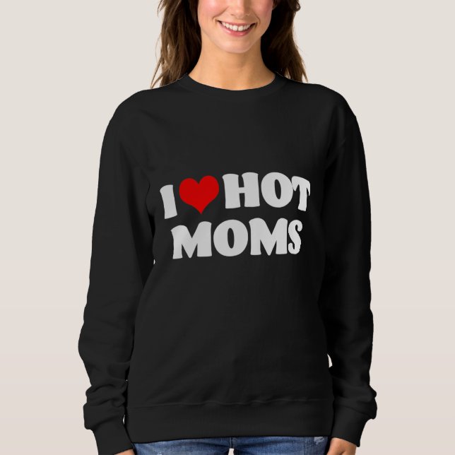 I Liebe Warme Mamas Sweatshirt (Vorderseite)