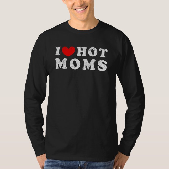 I Liebe Warme Mamas T-Shirt (Vorderseite)
