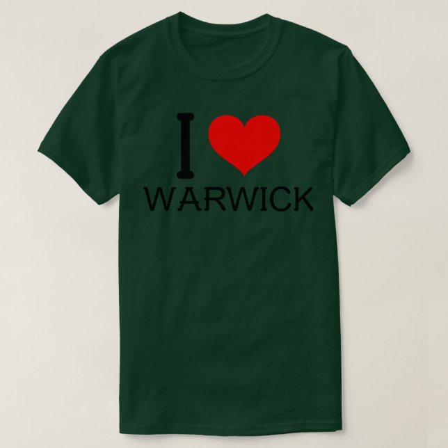I Liebe Warwick T-Shirt (Design vorne)