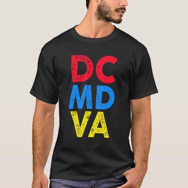 I Liebe Washington D C DMV Native 2 T-Shirt (Vorderseite)