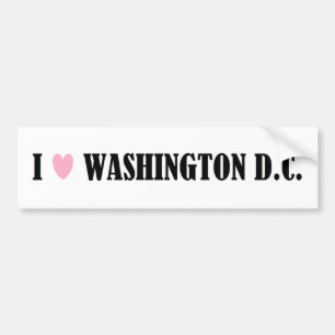I LIEBE-WASHINGTON-DC-AUTOAUFKLEBER AUTOAUFKLEBER