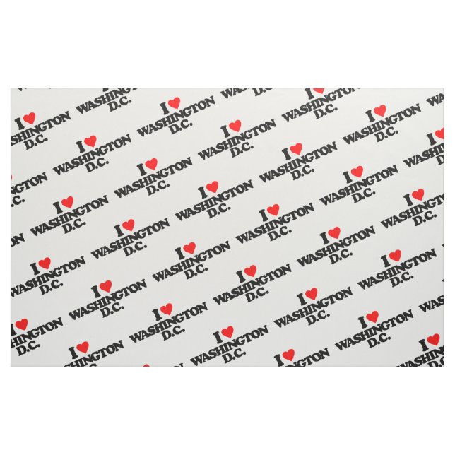 I LIEBE-WASHINGTON-DC STOFF (Fat Quarter (45,7 x 55,9 cm))