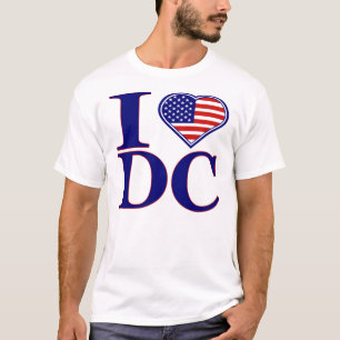 I Liebe-Washington DC weiter des Juli-Ausgaben-T - T-Shirt