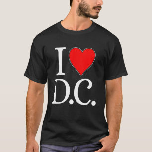 I Liebe Washington District of Columbia Heart Sh T-Shirt