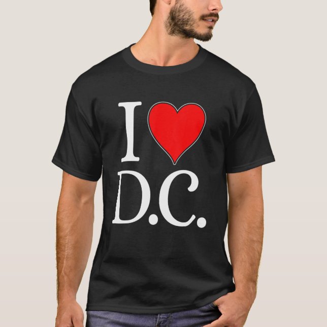 I Liebe Washington District of Columbia Heart Sh T-Shirt (Vorderseite)