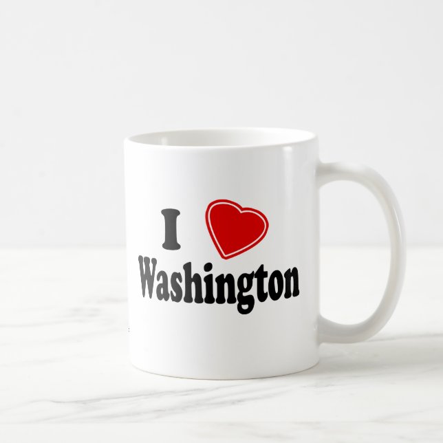 I Liebe Washington Tasse (Rechts)