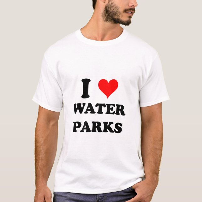 I Liebe-Wasser-Parks T-Shirt (Vorderseite)