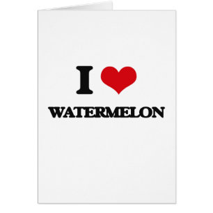 I Liebe-Wassermelone