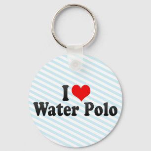 I Liebe Water Polo Schlüsselanhänger