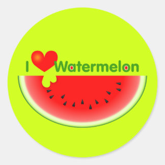 I Liebe Watermelon Sticker